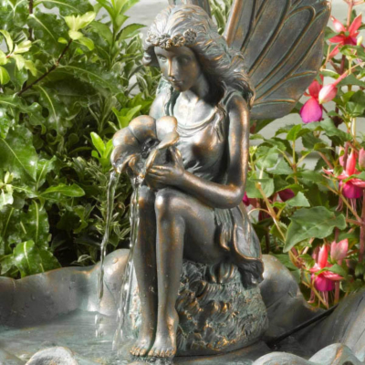 Angle Garden Fountain - metal art decorate|bronze statue